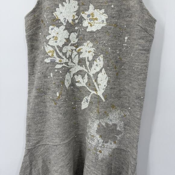 Anthropologie Knitted & Knotted Afterlight Wool Dress Small Sleeveless Floral - Picture 4 of 14